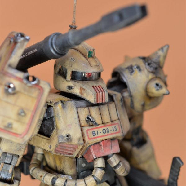 MG ザクキャノン ウェザリング&ダメージ表現