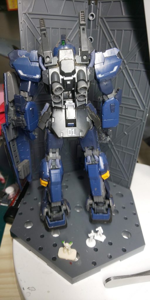 黒いガンダム（RG)–4枚目/制作者：うみ