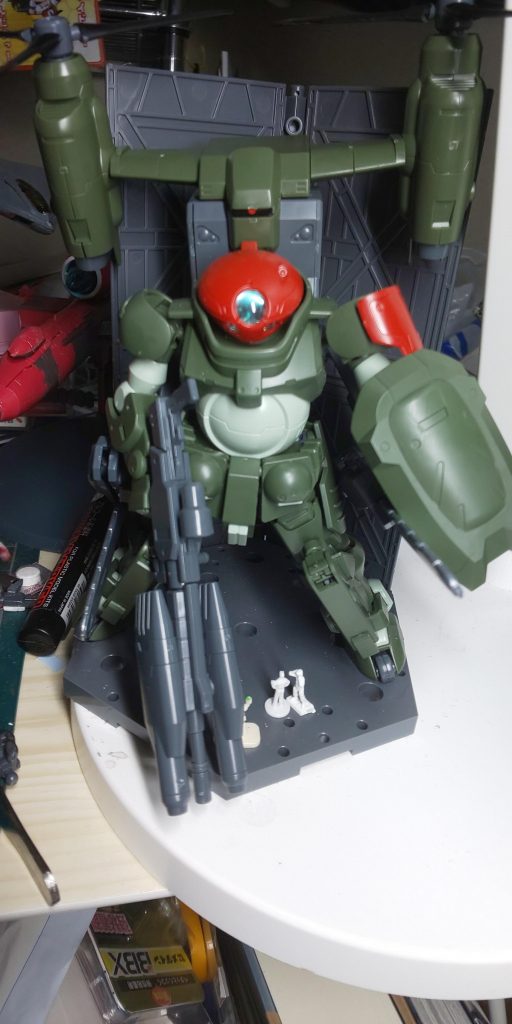 ティルトローターパックをつけると、重心の都合でがに股に（＾＾；