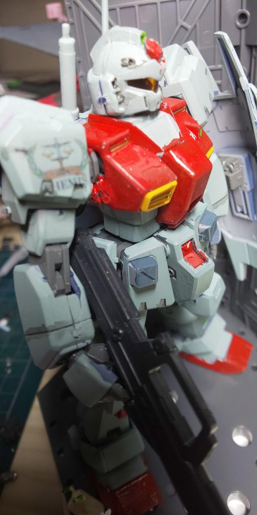 HGUC1ジムクゥエル  民間軍事会社テミス仕様–5枚目/制作者：うみ