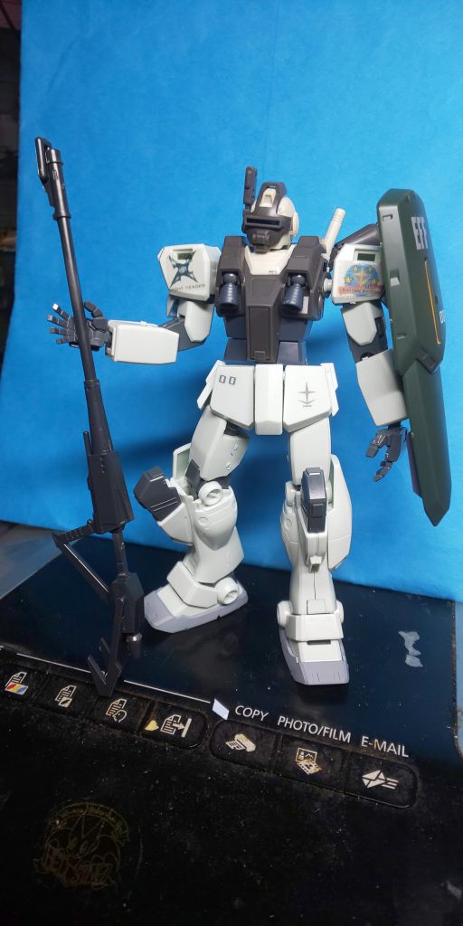 成形色仕上げ＋自作デカールです。