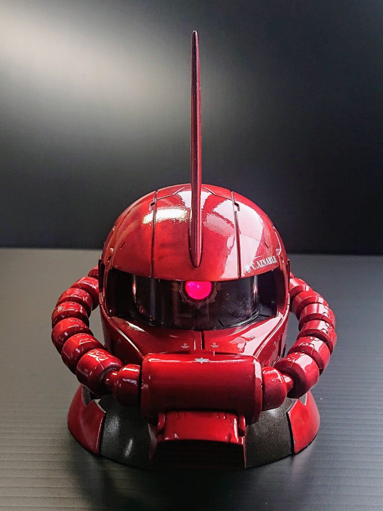 トップコートしてから、1500番水砥ぎ→コンパウンド粗目→細目→仕上げ→モデリングワックスと工芸品並みに手間がかかります。