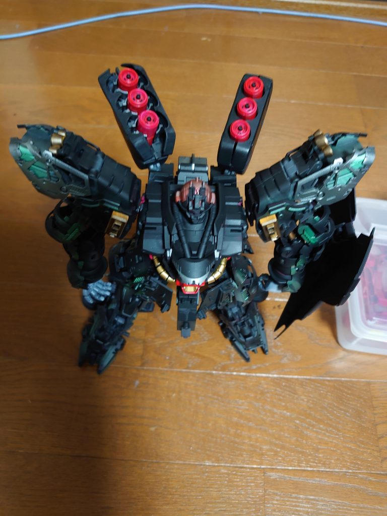 フレームを塗った状態。