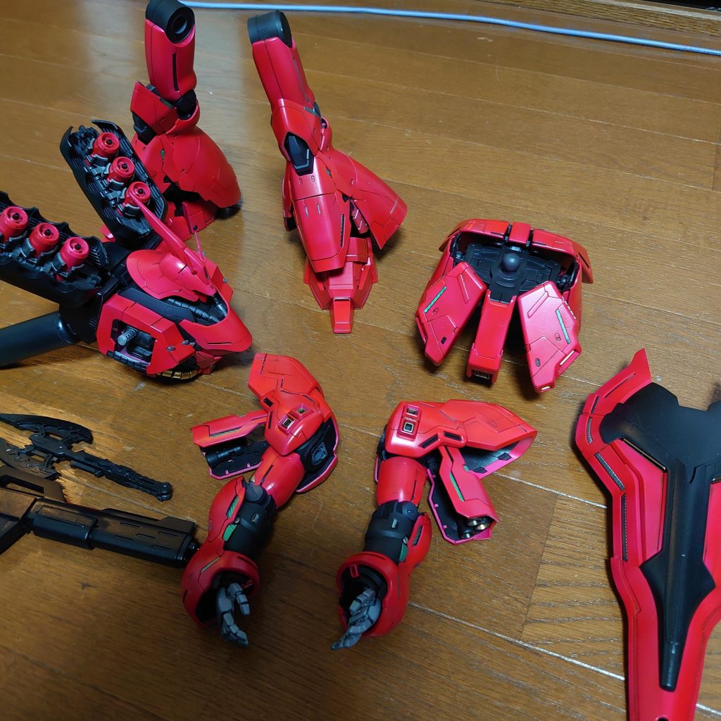 デカール貼る前。