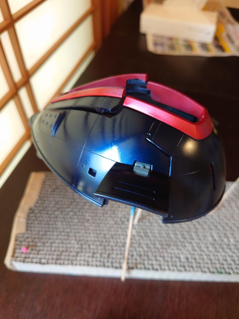 ガイアノーツのプリズムパールブラック初めて使ってみましたが、角度によっていろいろな色に変わるのが素晴らしい