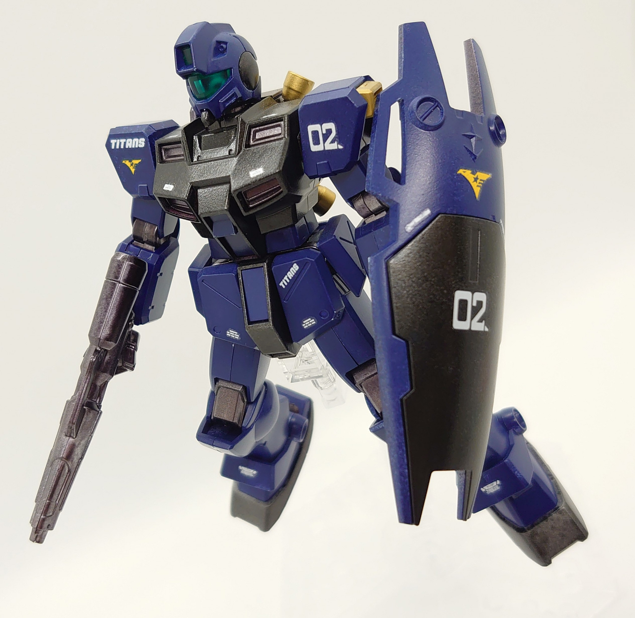 HGUC51 RGM-79GS ジム・コマンド（宇宙仕様） 『ティターンズカラーVer