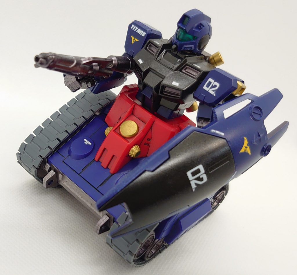 HGUC51 RGM-79GS ジム・コマンド（宇宙仕様） 『ティターンズカラーVer.+おまけ』–7枚目/制作者：早摘みレモン