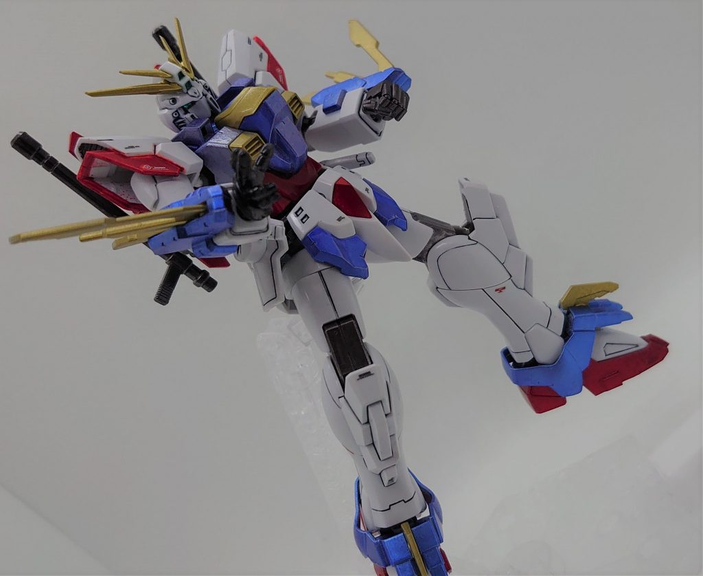 HGGBB4 ブレイジングガンダム 『ゴッドガンダムリスペクトカラーVer.』–4枚目/制作者：早摘みレモン
