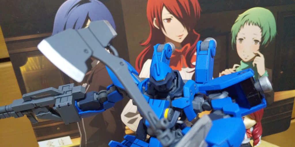 :バトルアックスだ。刃先もシルバーMで塗ったぞ。斬れ味がかなりありそうだ。