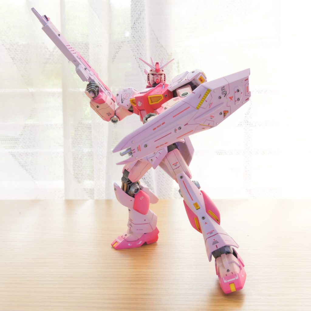 ピンク・νガンダム[EG]–2枚目/制作者：jigen