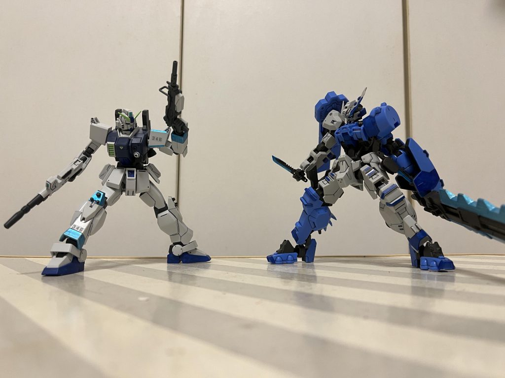 氷への地形対応vs氷属性機体そこに居たので、並んで撮影を。