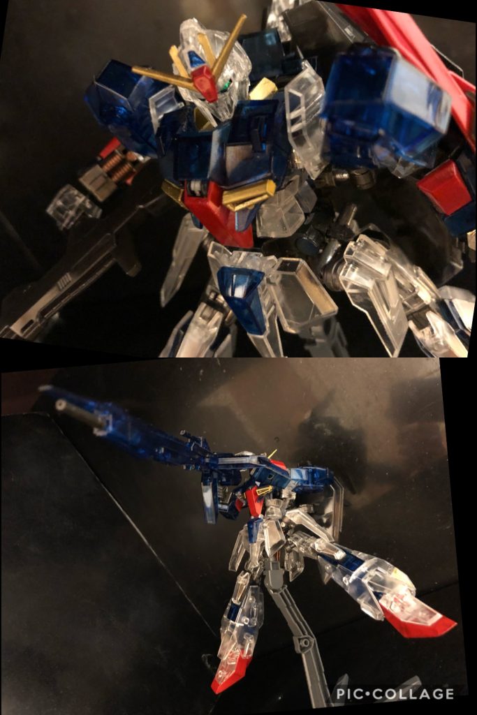 カミーユ「凄い..!こんな技術があったなんて...!」oyz「いやまだ、この時代にはこんな技術は無いんだけどね。」カミーユ「...え?」oyz「このフレームのMSに乗ると、敵のファンネルを逆に操れる様になるんだ。これをサイコ・ジャックと言う!」カミーユ「凄いじゃないですか!」oyz「キュベレイのファンネルも封じ込める!」カミーユ「.....無敵だ!」oyz「そう、無敵だ。シロッコなんか相手にならないぞ。」カミーユ「アハハ...無敵なんだ!」oyz「最強さ。」カミーユ「無敵で最強...!」oyz「そう、最強だ。」カミーユ「アハハ...無敵で最強なんだ...!俺...アハハ....!」oyz「ん?ちょっと様子が...?」カミーユ「アハハ...アハハハ....あれ?大きな星が点いたり消えたりしている…。あはは、大きいな!あれ?彗星かな?」oyz「ちょーーーーっ!!Σ(゚Д゚)早い早い!!早いよカミーユさん!!しっかり!!しっかりして!!」カミーユ「え!?あ、あれ?ボクはどうしてました?」oyz「アッチの世界にイキそうだったよ。いったいどうしたんだ!?」カミーユ「え?いや、なんだかボーっとしちゃったというか、気分が良くなっちゃうと言うか...。」oyz「大丈夫かな?」カミーユ「そんな事より、早くZガンダムの可変を見せてくださいよ。」oyz「あ、そうだったね。じゃあ紹介していこう!」Zガンダム可変解説。① 頭部の収納、腕部の収納えー、先ず頭部の収納ですが、ココは最後に改造しました。とにかく内部のクリアランスを削りに削って、ちゃんと頭部を引っ込めて収納出来る様に。頭部に一本、プラ棒を通してちゃんと引っ込む様にしました。WR形態では、プラ棒が腰部に突き抜けます。腕部はパーツを追加して、本体の前に持ってこれる様になってます。腕部の付け根のお皿の様なパーツは変な分割になってるんですが、可変には都合が良いので、そのまま利用しました。