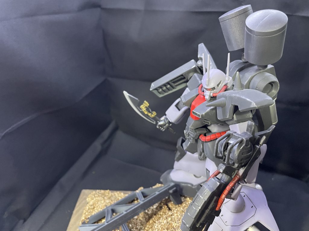 ビームライフルは砲身延長しジャンクパーツつけ整えました。