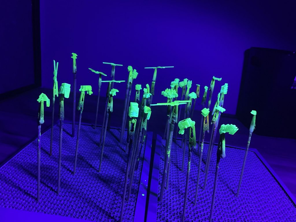 蛍光グリーンでサイコフレームを全塗装しました🙃