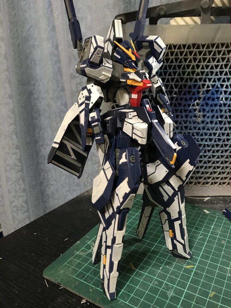 塗装前はこんな感じです、プラ板加工が大変でしたががんばりました