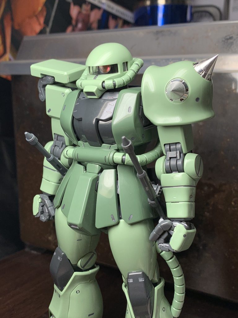 本体の表面処理終了後の仮組状態