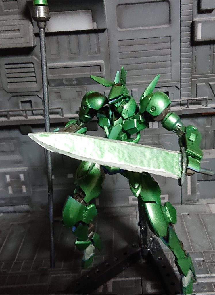 ブロードソードもランナープラ板で作成