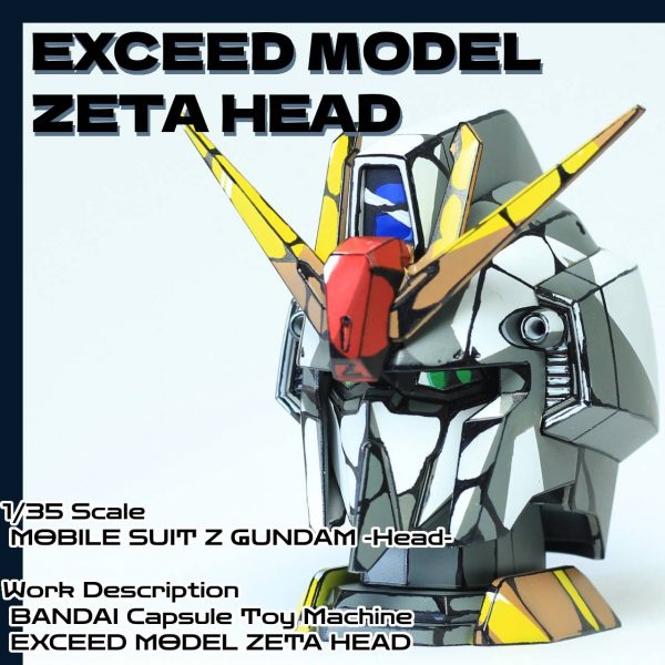 アニメ塗り】EXCEED MODEL ZETA HEAD｜とるるさんのガンプラ作品