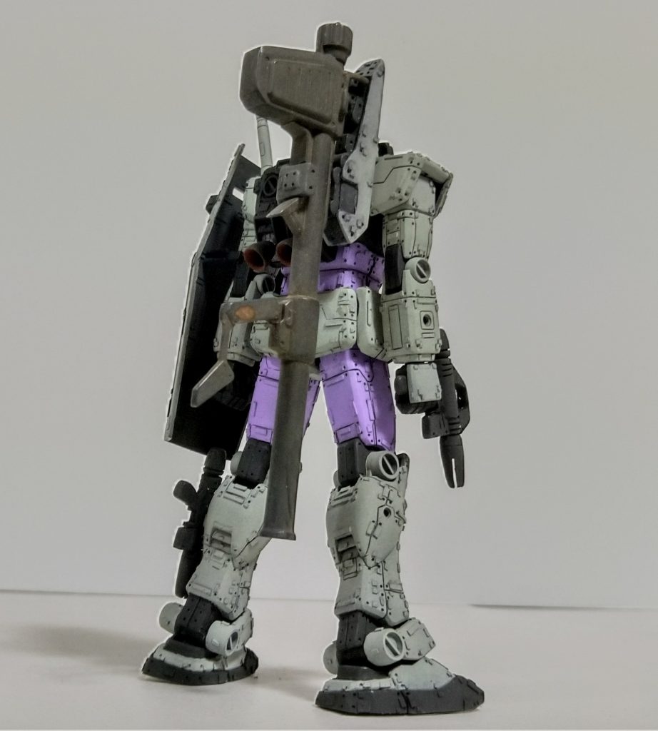 ハイパーバズーカのラックをプラ材からフルスクラッチしました😊