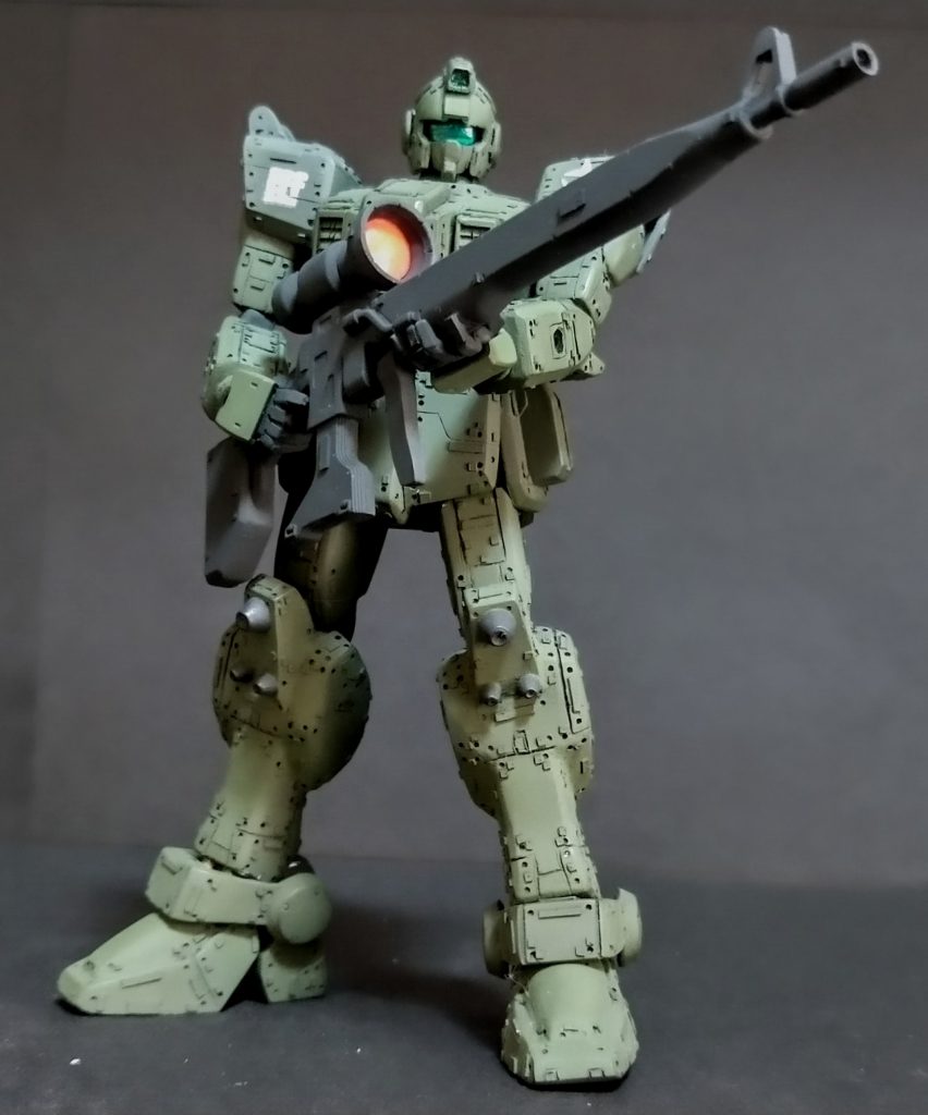 一番変えたところは前回塗装を通常サフにオリーブドラブでしたが今回は黒サフにNATOグリーンにしてみました😊発色が良くて最近気に入ってます😊😊