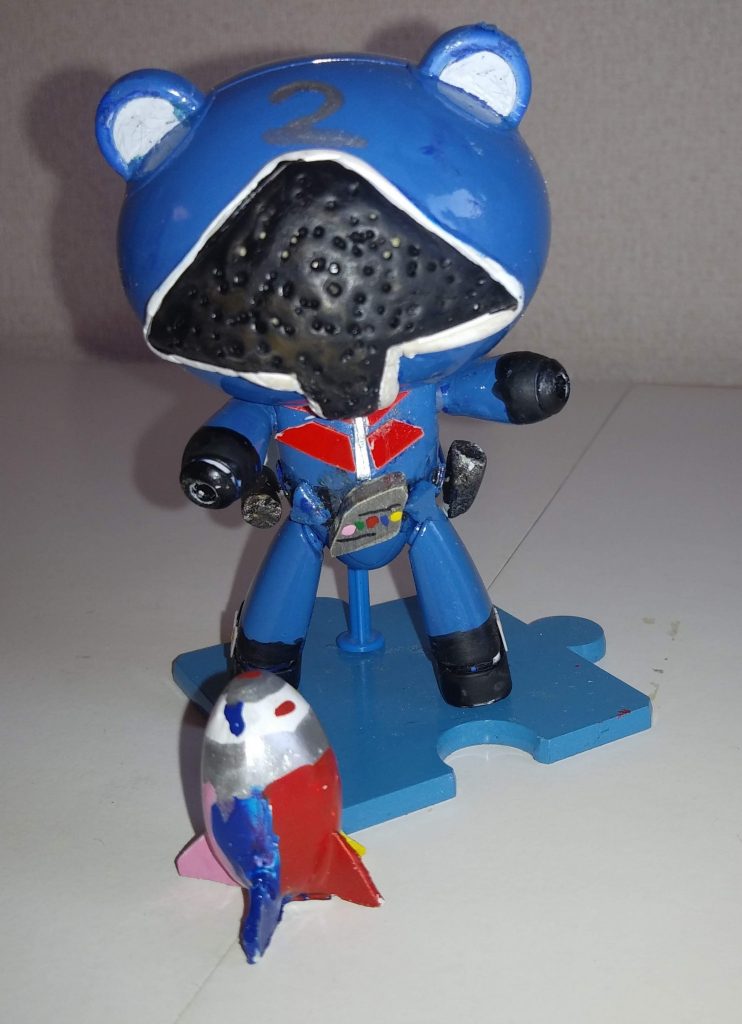 必殺武器、ゴレンジャーハリケーン。エポキシパテとプラ板製(≧▽≦)