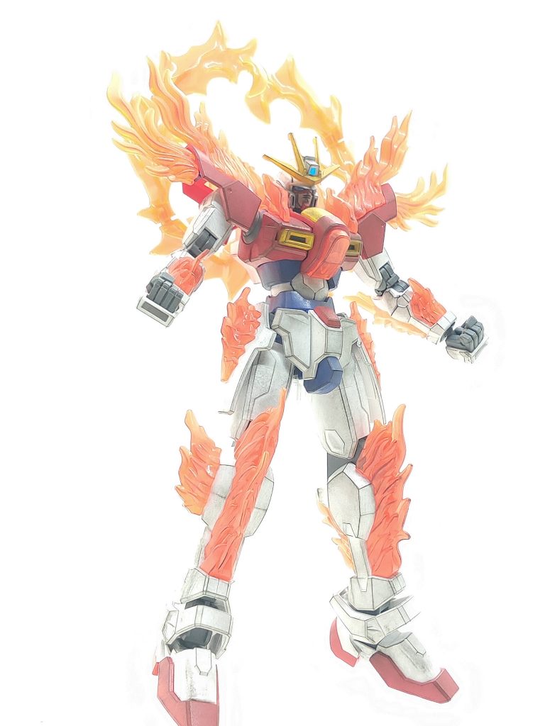 トライバーニングガンダム–3枚目/制作者：かえる