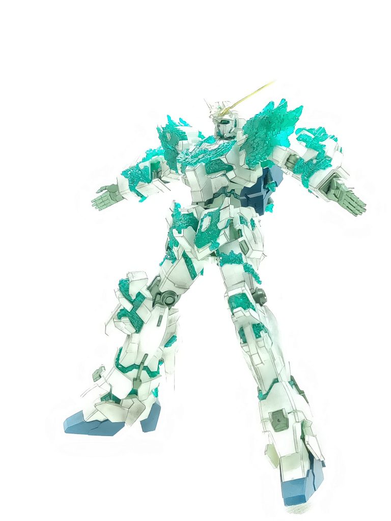 ユニコーンガンダム(光の結晶体)–3枚目/制作者：かえる