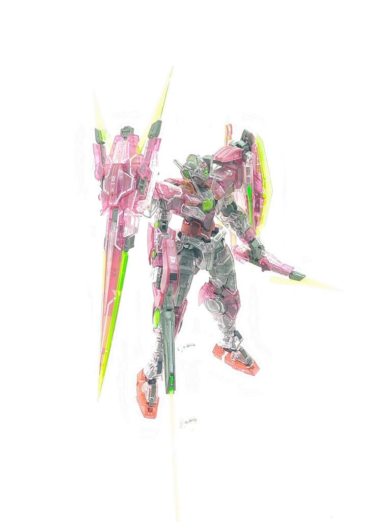 ダブルオークアンタ フルセイバー［トランザムクリア］–5枚目/制作者：かえる