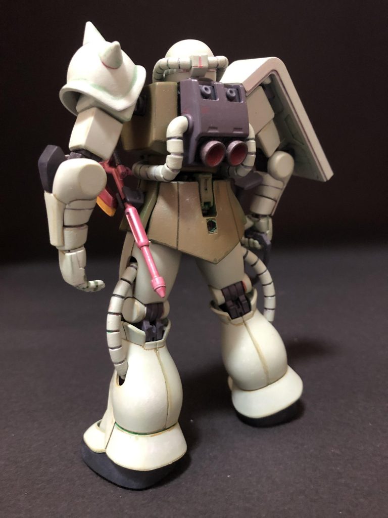 どのキットのザクをつくってもザクっていいなって思えるのがうれしいです。