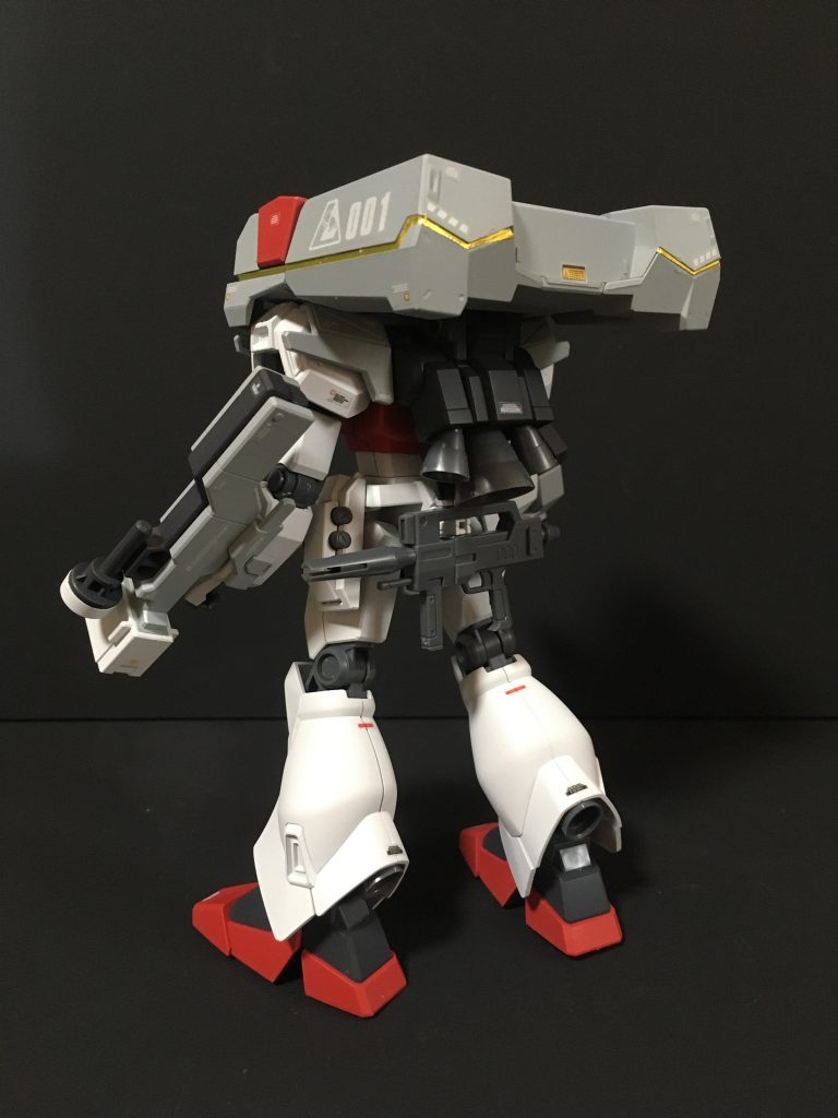 背面ショットEWACジェガンがキット化されるとは夢にも思っていませんでした。バンダイのジェガン愛を感じます。