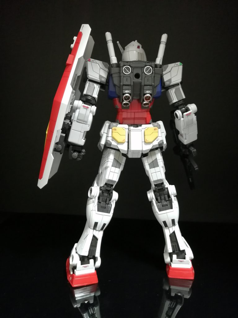 スミ入れと光沢トップコートで仕上げています。モールドが多めなので、スミ入れがたいへんでした。