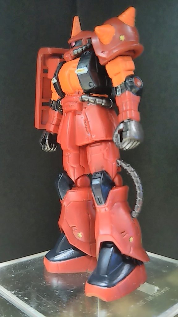 シャア専用…ジョニー・ライデン機…そして、ダリル・ローレンツ機😁 ザクは、赤が似合いますね😊