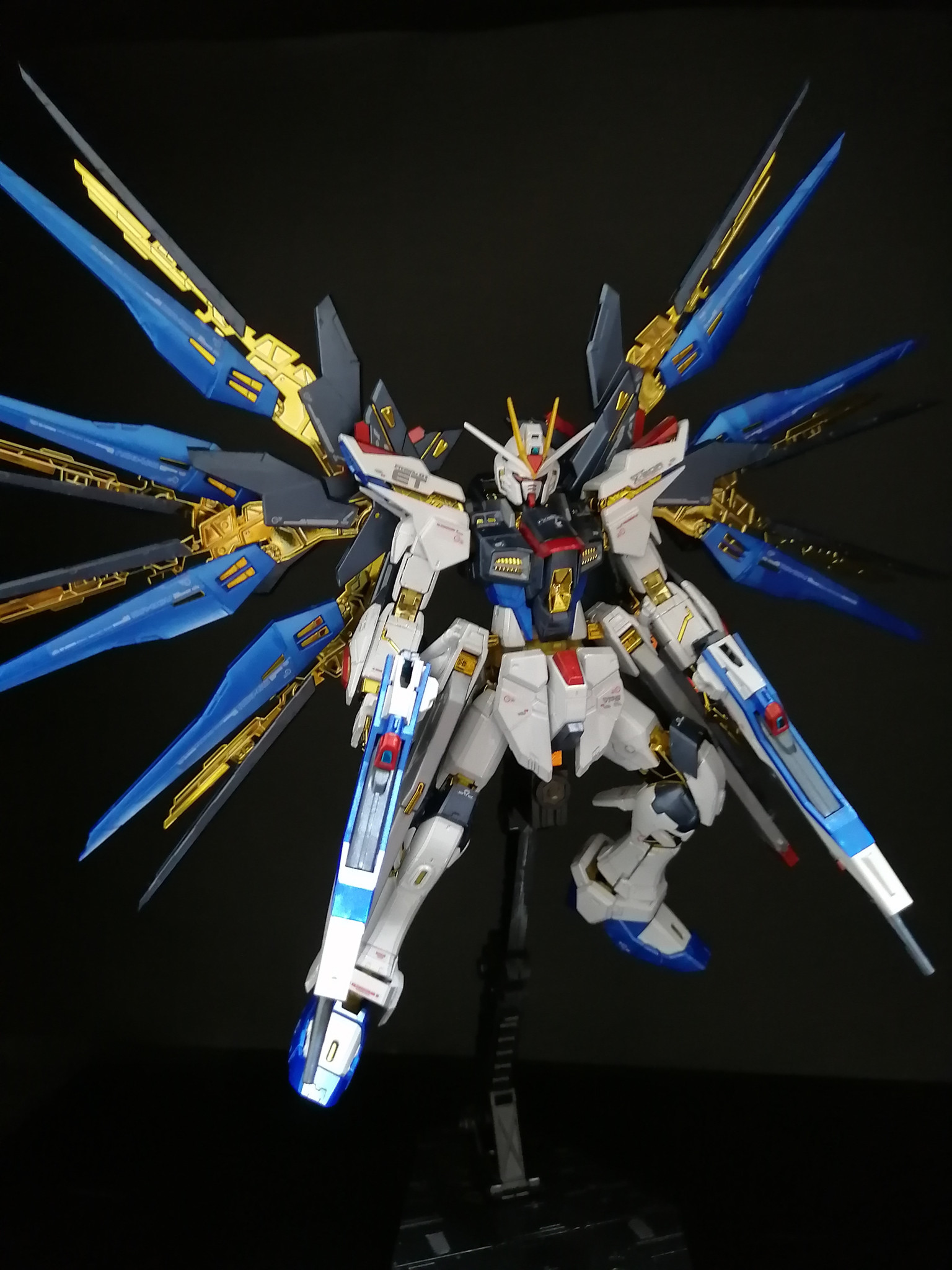 RGストライクフリーダムガンダム[チタニウムフィニッシュ]+天空