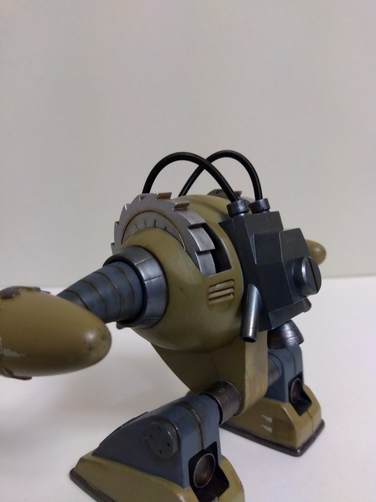 塗装はシタデル、ファレホ、水性ホビーカラーを筆塗りで。その上からリアルタッチマーカーのブラウンとぼかしペンで適度に汚しました。