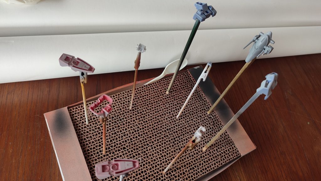 パーツを外して、サフって