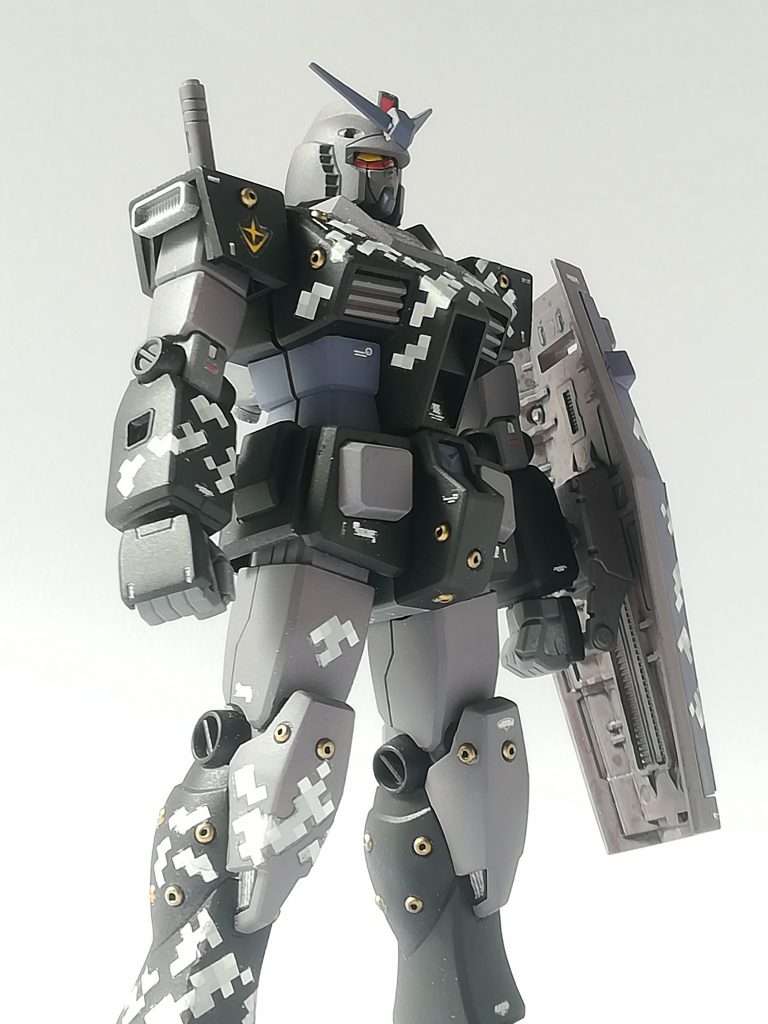 検証と忘備録も兼ねての投稿です。デジタル迷彩をどうやったら良いかの練習でした。