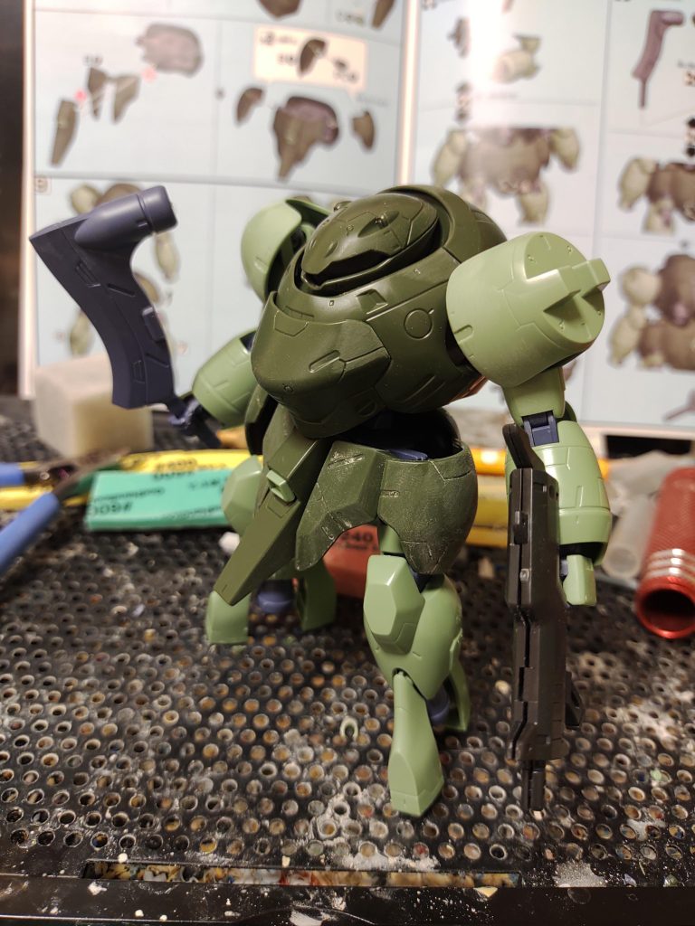 仮組段階①通常