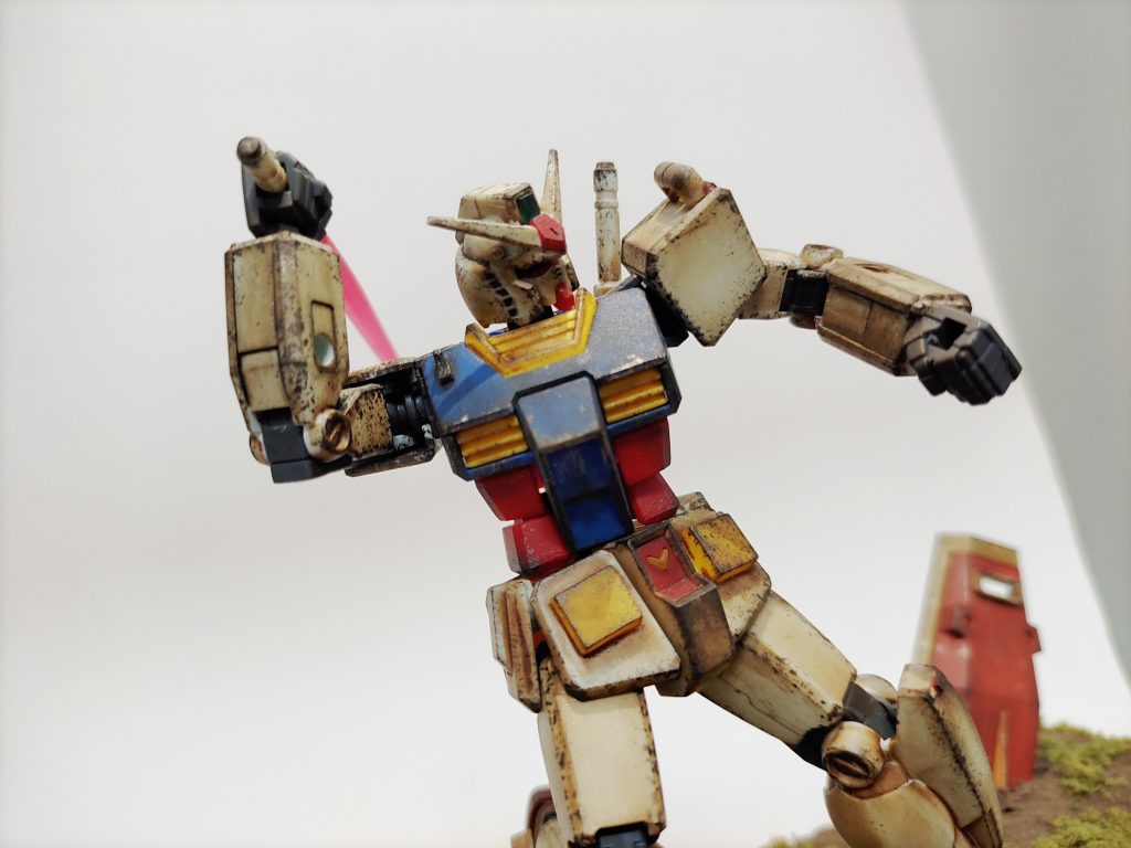 オーバーなほど汚れている機体が好きなので、凄い汚れてます。好みが分かれるかも？