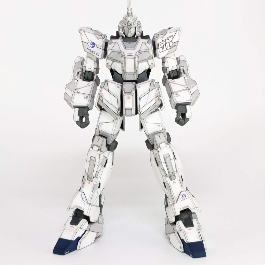 【ガンプラ完成品】　HG ユニコーンガンダム HG ユニコーンガンダム 完成！ | カラカサさんのガンプラ作品