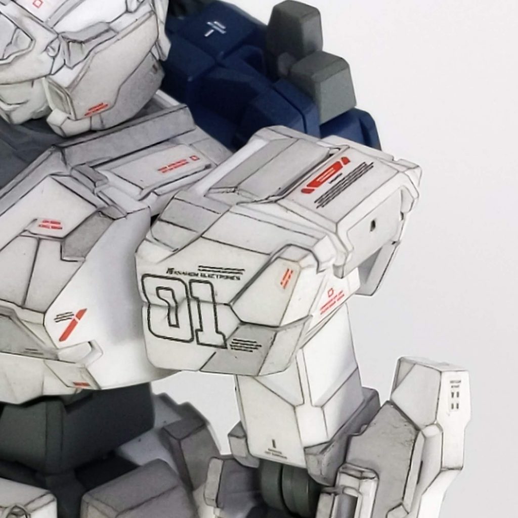 HGUC ユニコーンガンダム（ユニコーンモード）–2枚目/制作者：tanizou