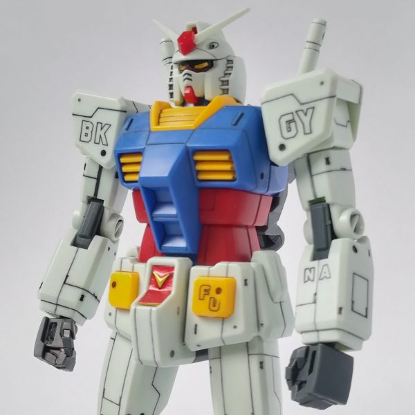 ガンダム組立体験会Ver.スミ入れ比較