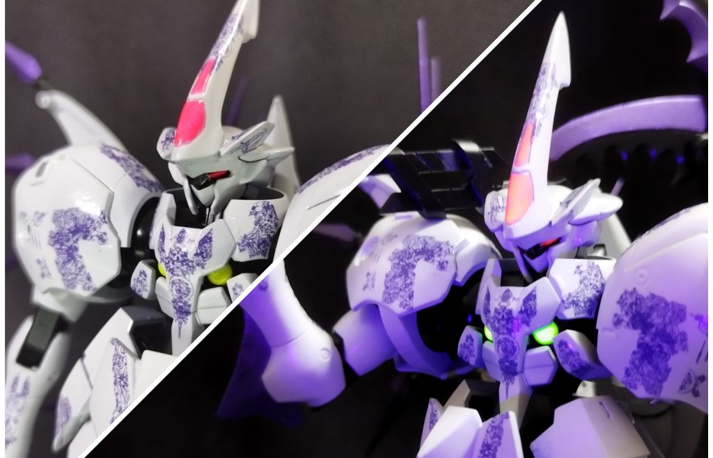 カメラと胸の丸いのは蛍光塗料で光ります。