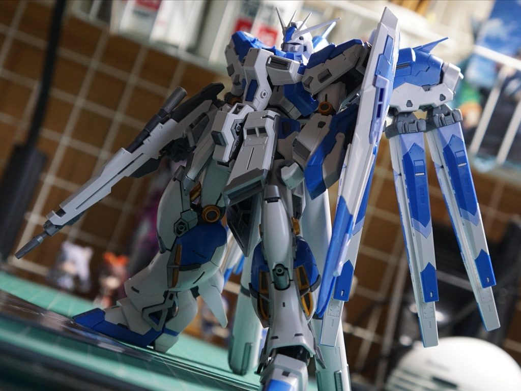 素組でこれです。本当にやる事ありませんでした。全塗装こそしましたが、メタル用の穴開けたり、軽くエッジ出したり、スジ堀り直しただけ。まいりましたね。