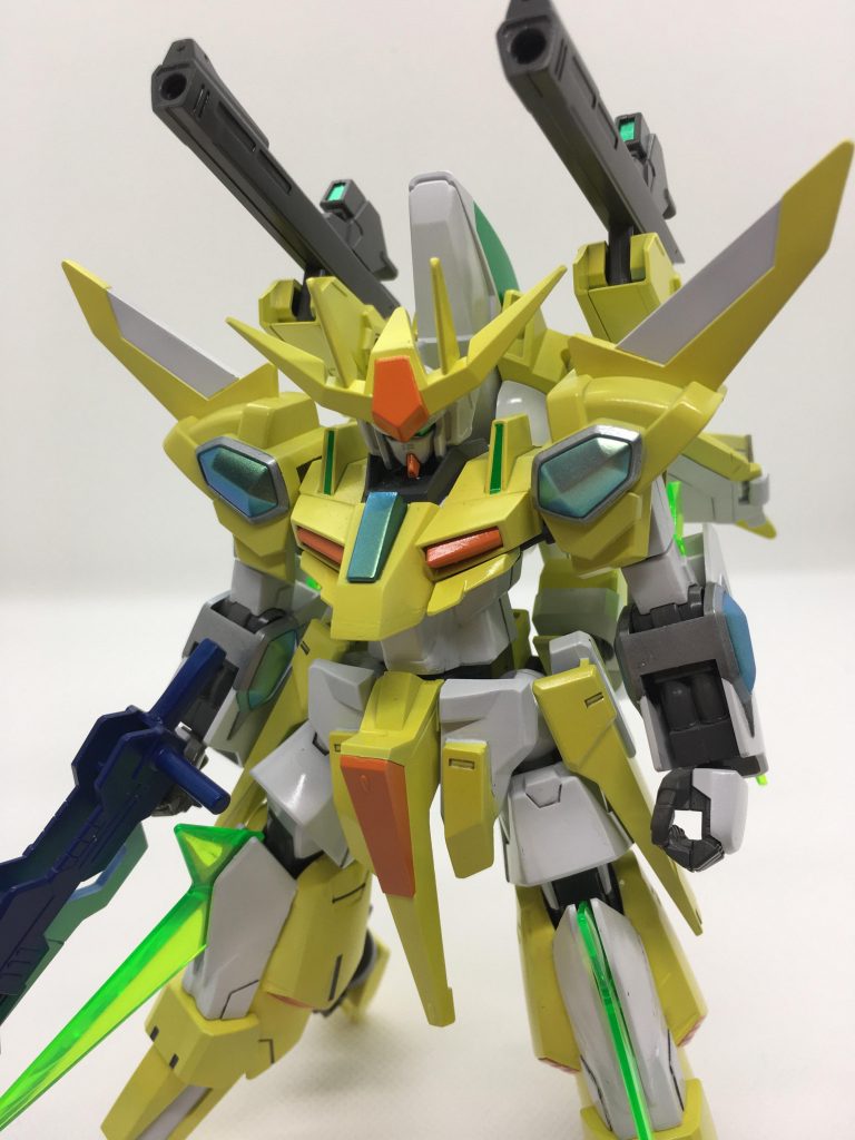 塗装剥げ怖くてあんまり動かさないし、SDモード、コアブースターモードはオミットしました。