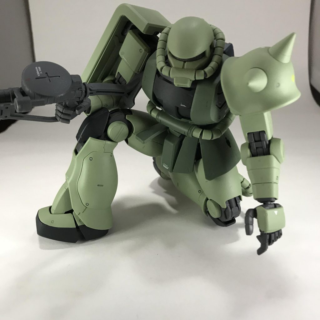 実は後ろの装甲外してあるのですが、こんなポーズもとれます、凄い!