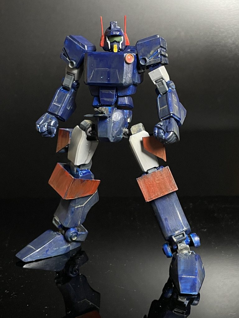 ガンダムとザブングルの身長って変わらないんですよね.ならばEGガンダムでザブングル作ろう!となって作りました.面も四角いのであんまり改造しなくて良さそうだし…と思ったらそうでも無かったという.さて.