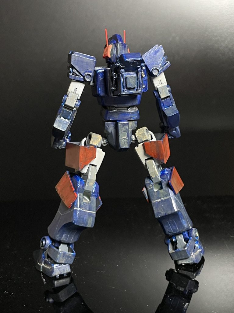 背中とか下腿なんかは完全に俺デザイン.物語は砂漠なので砂埃汚しをしましたが,ちとやり過ぎたかな.