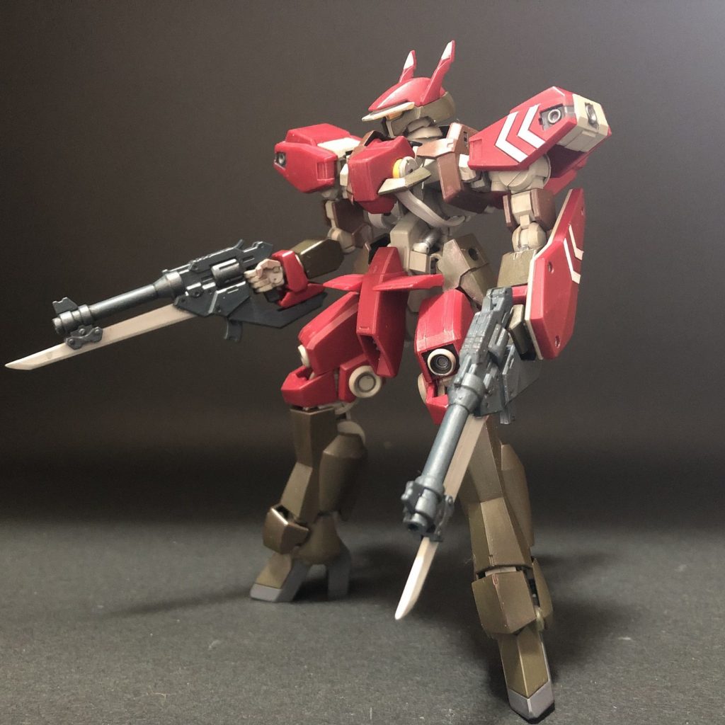 今月のオルフェンズ HG シュヴァルベカスタム シクラーゼ機｜kusari 筧 草梨さんのガンプラ作品｜GUNSTA（ガンスタ）