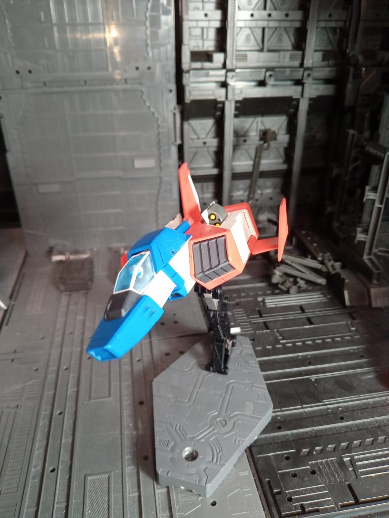 台座の取付部をコアファイター合わせて、加工