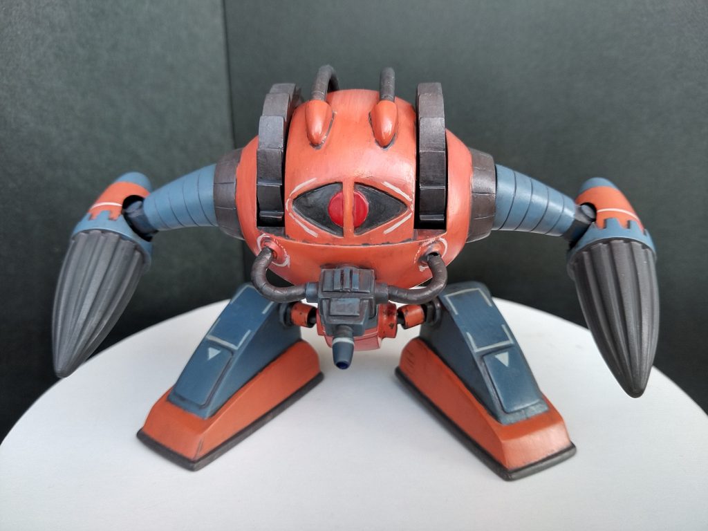 真っ正面から。マーキングはフリーハンドで引きました。